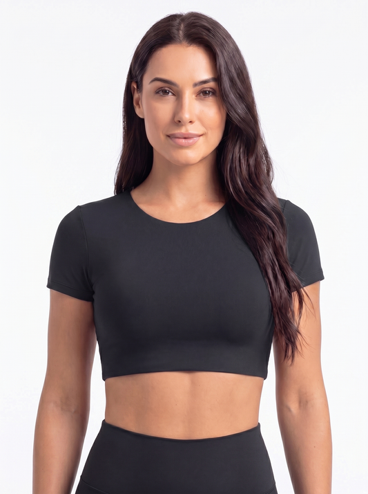 Short Sleeve Crop Top