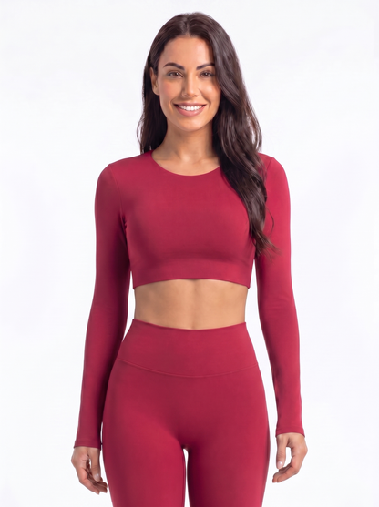 Long Sleeve Crop Top