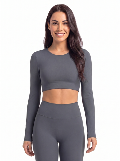 Long Sleeve Crop Top