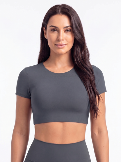Short Sleeve Crop Top