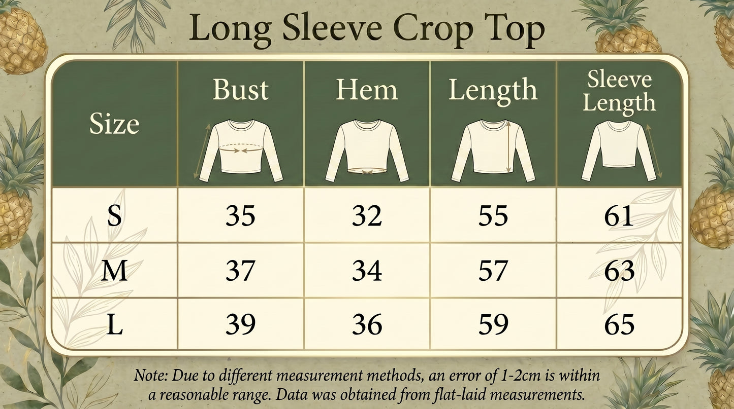 Long Sleeve Crop Top