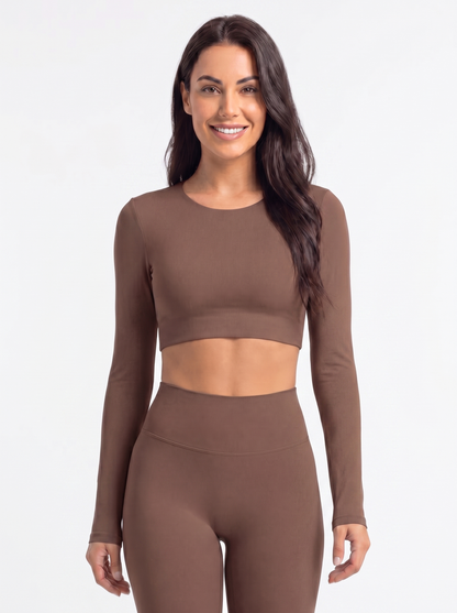 Long Sleeve Crop Top